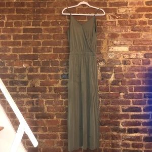 Green maxi dress!